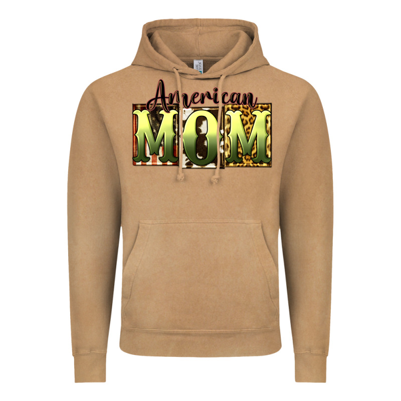 American Mom Mother's Day Vintage Hoodie by CowGirlArtShop | Teevron