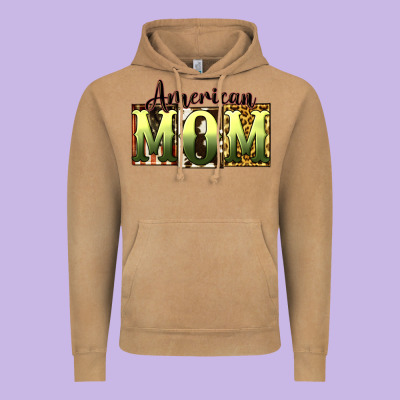 American Mom Mother's Day Vintage Hoodie Designed By Cowgirlartshop