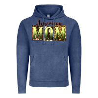 Vintage Denim American Mom Mother's Day Vintage Hoodie - CowGirlArtShop