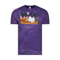 Cloud Purple halloween chicken Vintage Tee - CowGirlArtShop