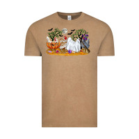 Vintage Coffee halloween chicken Vintage Tee - CowGirlArtShop