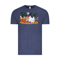 Vintage Denim halloween chicken Vintage Tee - CowGirlArtShop
