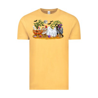 Vintage Mustard halloween chicken Vintage Tee - CowGirlArtShop