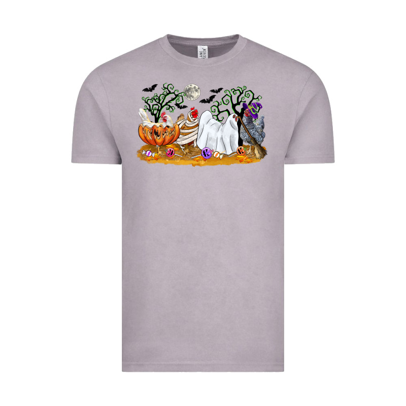 Halloween Chicken Vintage Tee by CowGirlArtShop | Teevron