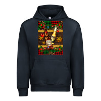 Navy snow and beer bottles Urban Hoodie - AdoDesignShop