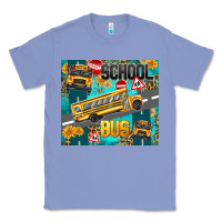 Colony Blue school bus Classic Tee - texasbilliewilder