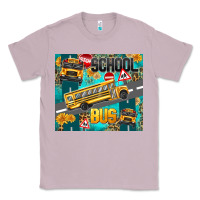 Lilac school bus Classic Tee - texasbilliewilder
