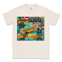 Natural school bus Classic Tee - texasbilliewilder