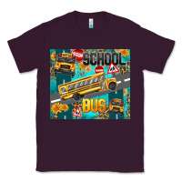 Plum school bus Classic Tee - texasbilliewilder