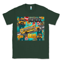 Sports Green school bus Classic Tee - texasbilliewilder
