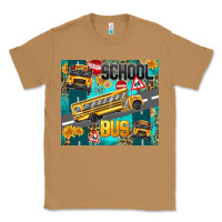 Toasted Coconut school bus Classic Tee - texasbilliewilder