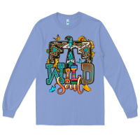 Colony Blue western wild soul Long Sleeve Tee - OliviaCreatesArt