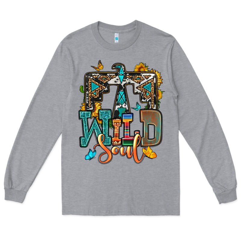 Western Wild Soul Long Sleeve Tee by OliviaCreatesArt | Teevron