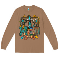 Toasted Coconut western wild soul Long Sleeve Tee - OliviaCreatesArt
