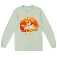 Halloween Witch On Motorcycle Cat & Moon Salem Witch Trials Premium Long Sleeve Tee | Teevron
