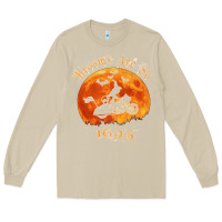 Mushroom Halloween Witch On Motorcycle Cat & Moon Salem Witch Trials Premium Long Sleeve Tee - trangStudio
