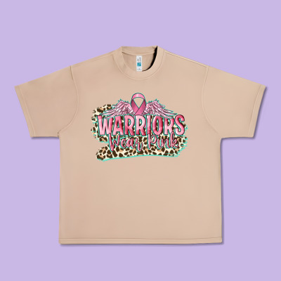 Warriors Wear Pink Breast Cancer Urban Heavy Tee Designed By Cowgirlartshop