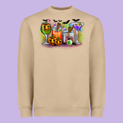 Halloween Heavyweight Sweatshirt Designed By Cowhidedigitalart