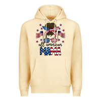 Pina Colada All American Mama Messy Buny Premium Hoodie - CowhideDigitalArt