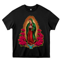 Black Our Lady of Guadalupe Heavy Core Tee - Bettercallsaul