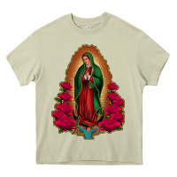 Mossy Our Lady of Guadalupe Heavy Core Tee - Bettercallsaul