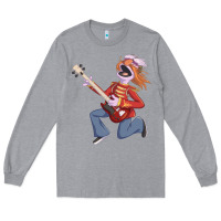 Heather Grey floyd pepper Long Sleeve Tee - trangStudio