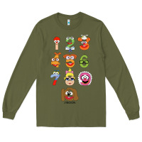 Army Green muppet babies Long Sleeve Tee - trangStudio