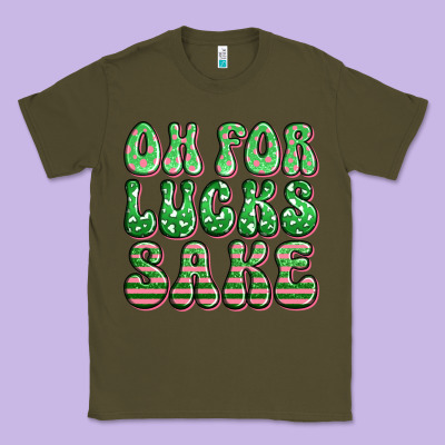 Oh For Lucks Sake St Patricks Classic Tee Designed By Artiststas