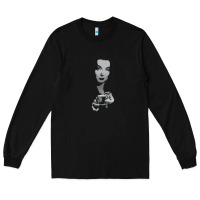 Black Normal Is An Illusion - Morticia Addams Long Sleeve Tee - trangStudio