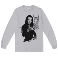 Moon Dust Normal Is An Illusion - Morticia Addams Long Sleeve Tee - trangStudio