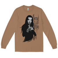 Toasted Coconut Normal Is An Illusion - Morticia Addams Long Sleeve Tee - trangStudio