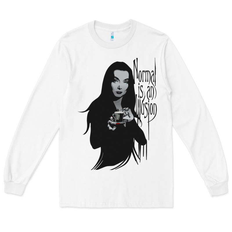 Normal Is An Illusion - Morticia Addams Long Sleeve Tee by trangStudio | Teevron