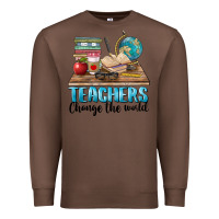 Chestnut teachers change the world Premium Sweatshirt - BarkalooDesign