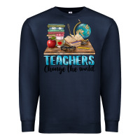 Navy teachers change the world Premium Sweatshirt - BarkalooDesign