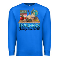 True Royal teachers change the world Premium Sweatshirt - BarkalooDesign