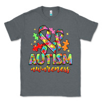Charcoal Heather Autism Awareness Classic Tee - NancyCooperArtShop