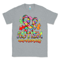 Heather Grey Autism Awareness Classic Tee - NancyCooperArtShop