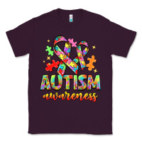 Plum Autism Awareness Classic Tee - NancyCooperArtShop