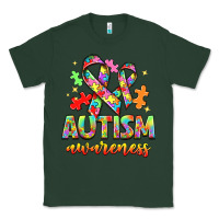 Sports Green Autism Awareness Classic Tee - NancyCooperArtShop