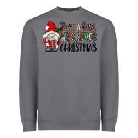 Storm just a girk who loves christmas Heavyweight Sweatshirt - CowhideDigitalArt