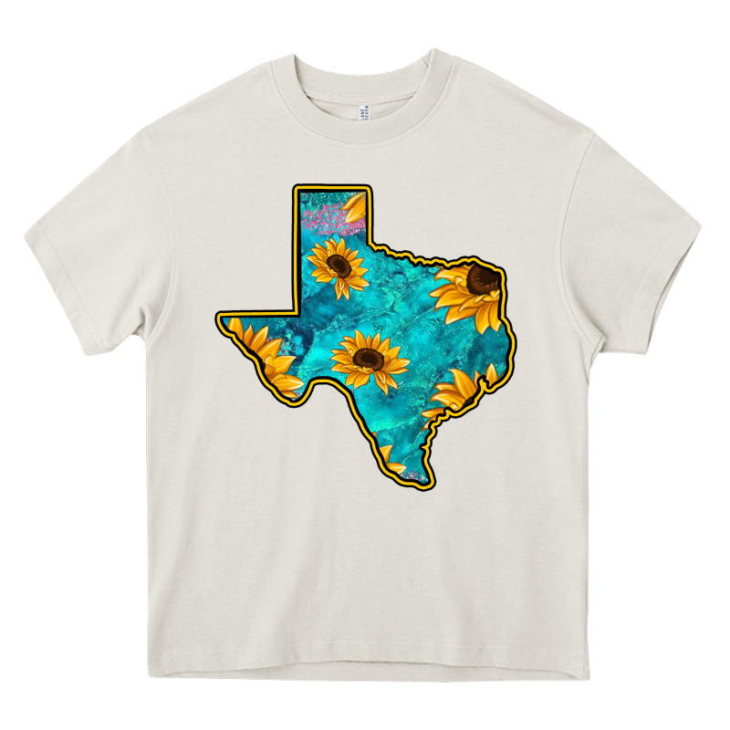 Sunflower Turquoise Texas Heavy Core Tee by Bettercallsaul | Teevron