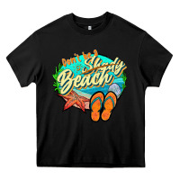 Black dont be a shady beach 2 Heavy Core Tee - JahusDesignShop