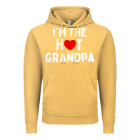 Vintage Mustard mens i love hot grandpa  i'm the hot grandpa Vintage Hoodie - trangStudio