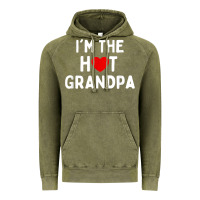 Vintage Olive mens i love hot grandpa  i'm the hot grandpa Vintage Hoodie - trangStudio