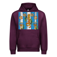 Mauve Wine shalom with star of david Urban Hoodie - AdoDesignShop