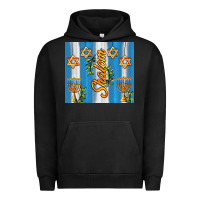 Pigment Black shalom with star of david Urban Hoodie - AdoDesignShop