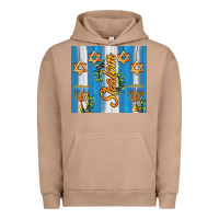 Pigment Burro shalom with star of david Urban Hoodie - AdoDesignShop