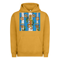 Pigment Peanut Butter shalom with star of david Urban Hoodie - AdoDesignShop