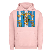 Pigment Salmon shalom with star of david Urban Hoodie - AdoDesignShop