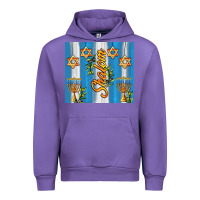 Tulip shalom with star of david Urban Hoodie - AdoDesignShop